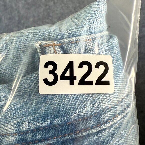 AYR Womens Secret Sauce Wide Leg Jeans Comfort Stretch Sz 28 Light Distressed - Picture 14 of 14